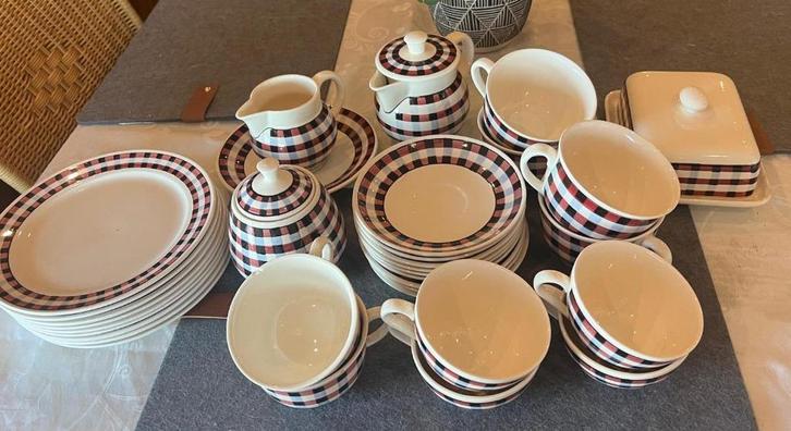 Villeroy & Boch – vintage porseleinen servies, Huis en Inrichting, Keuken | Servies, Gebruikt, Compleet servies, Overige stijlen