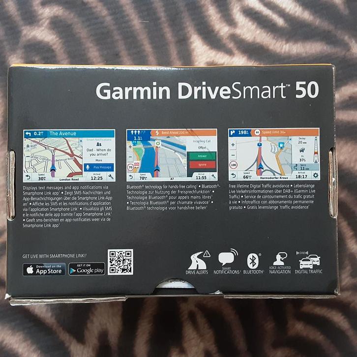 Garmin DriveSmart 50 Navigatiesysteem, Auto diversen, Autonavigatie, Gebruikt, Ophalen of Verzenden