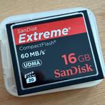 Sandisk Extreme UDMA Geheugenkaart16GB - CompactFlash 60MB/s, Gebruikt, 16 GB, SanDisk, Ophalen of Verzenden