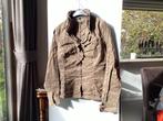 Bruine blouse maat 42, Kleding | Dames, Blouses en Tunieken, Ophalen of Verzenden, Zo goed als nieuw, Maat 42/44 (L), Bruin