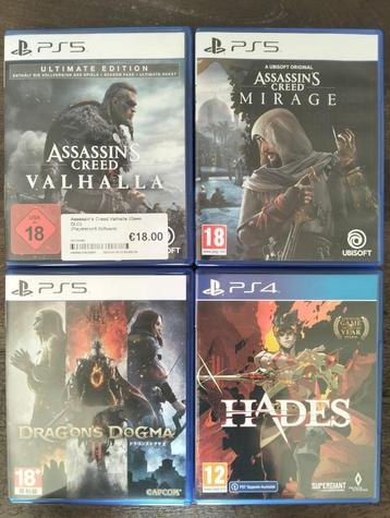 Playstation 4/5 Games beschikbaar voor biedingen