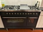 Luxe fornuis Boretti 120cm antraciet 7pit frytop 2 oven, Witgoed en Apparatuur, Fornuizen, 60 cm of meer, 5 kookzones of meer