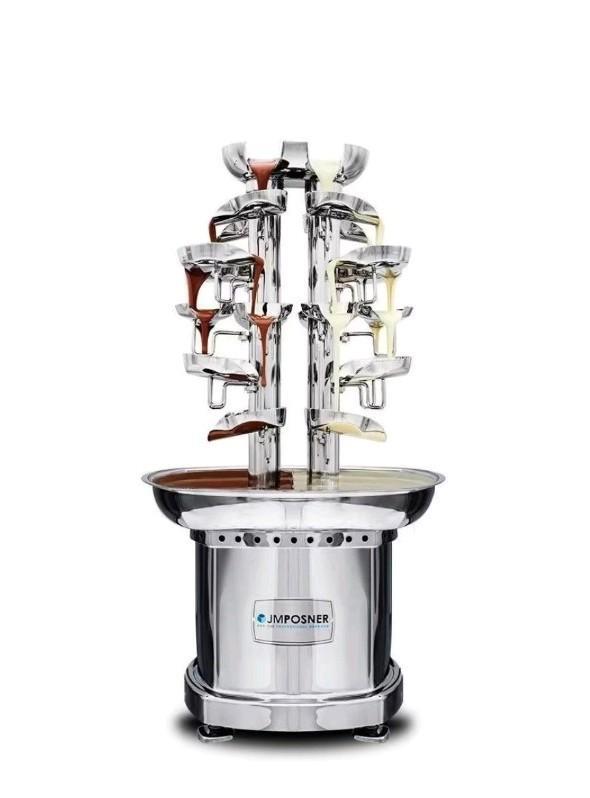 JMPosner professionele chocoladefontein duo fountain, Witgoed en Apparatuur, Fonduesets, Zo goed als nieuw, Ophalen