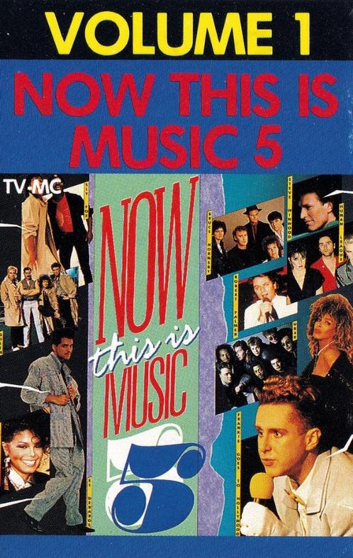 Cassettebandje Now This Is Music 5 Vol. 1 (Queen / Bowie), Cd's en Dvd's, Cassettebandjes, Gebruikt, Origineel, Pop, 1 bandje