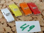 N-Spoor: 4 nette personen auto's, Hobby en Vrije tijd, Modeltreinen | N-Spoor, Overige merken, Natuur, Gelijkstroom of Wisselstroom