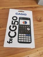 Casio fx-CG50 grafische rekenmachine + doos, kabels & hoes, Ophalen of Verzenden
