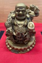 Mooie vintage zware gouden boeddha kung hei fai choi, Ophalen of Verzenden, Zo goed als nieuw