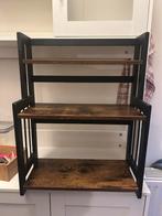 Keukenrek met 3 niveaus - Vintage Bruin/Zwart, Ophalen, Zo goed als nieuw