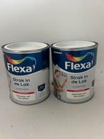 2 blikken Flexa hoogglans RAL 9010 - Nieuw, Ophalen, Wit, Nieuw, Verf