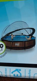 Exit zwembad met koepel en pomp en trap  360 cm, Ophalen, Gebruikt, Minder dan 80 cm, Rond
