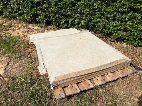 Class Tile Beige 120x120 grote tegel keramisch binnen/buiten, Doe-het-zelf en Verbouw, Tegels, Nieuw, Vloertegels, Keramiek, 60 cm of meer
