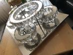 Kristal lampen, Ophalen of Verzenden, Zo goed als nieuw, Rond, Metaal
