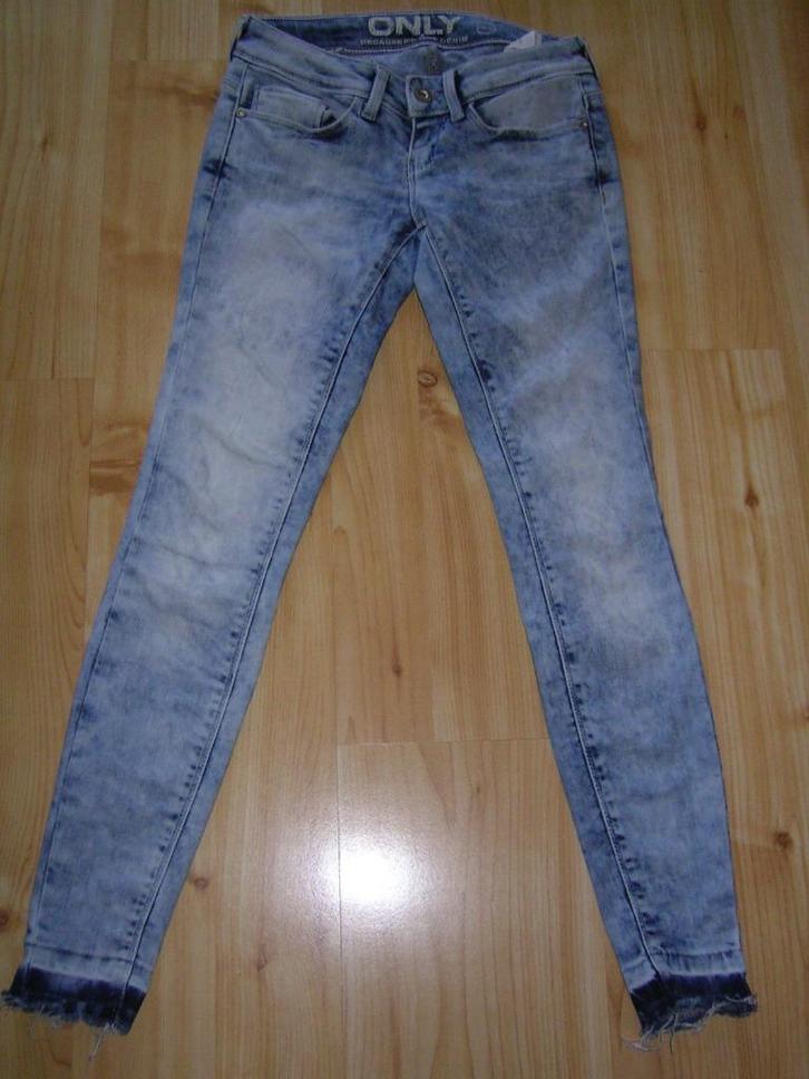 7/8 Only lichte spijkerbroek 25/32, Kleding | Dames, Spijkerbroeken en Jeans, Zo goed als nieuw, W27 (confectie 34) of kleiner