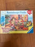Winnie de Poeh Puzzel - Ravensburger 2x24, Ophalen of Verzenden, Meer dan 50 stukjes, Gebruikt, 4 tot 6 jaar
