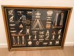 Maritiem knopenbord, Huis en Inrichting, Ophalen, 50 tot 75 cm, Zo goed als nieuw, Schilderij