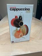 Ceramic Cappuccino set mokken en schotels, Keramiek, Ophalen of Verzenden, Zo goed als nieuw, Overige stijlen