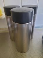 3 voorraad bussen rvs rijst of pasta bijvoorbeeld, Ophalen of Verzenden, Zo goed als nieuw