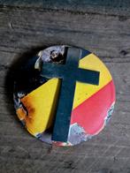 Fraai WW2 Belgisch herdenkings schild!, Ophalen of Verzenden, Landmacht, Embleem of Badge