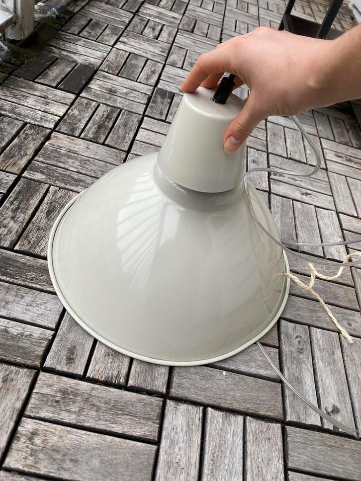 Mooie hanglamp - Industrieel design, Huis en Inrichting, Lampen | Hanglampen, Zo goed als nieuw, 50 tot 75 cm, Metaal, Ophalen