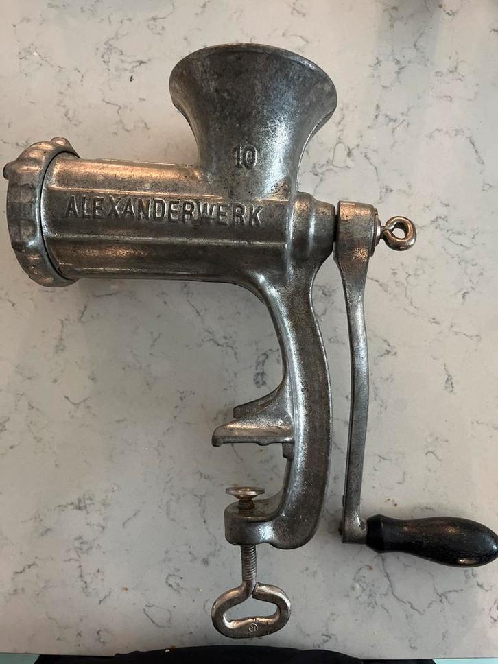 Alexanderwerk Vleesmolen Nr. 10 - Vintage, Antiek en Kunst, Antiek | Keukenbenodigdheden, Ophalen of Verzenden