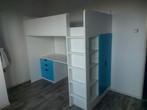 Ikea hoogslaper met kast en buro, Ophalen, Zo goed als nieuw, Hoogslaper