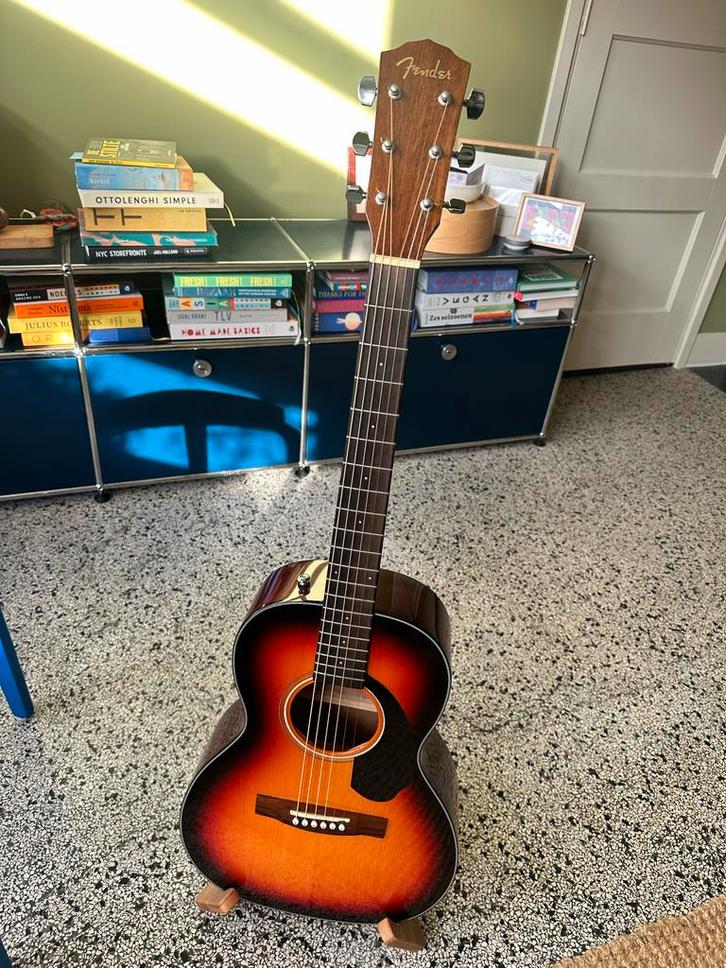 Fender CP-60S Parlor Gitaar - Nieuwe Snaren!, Muziek en Instrumenten, Snaarinstrumenten | Gitaren | Akoestisch, Gebruikt, Western- of Steelstringgitaar