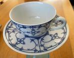 2 onbeschadigde Indisch blauw porseleinen theekopjes, Antiek en Kunst, Ophalen of Verzenden