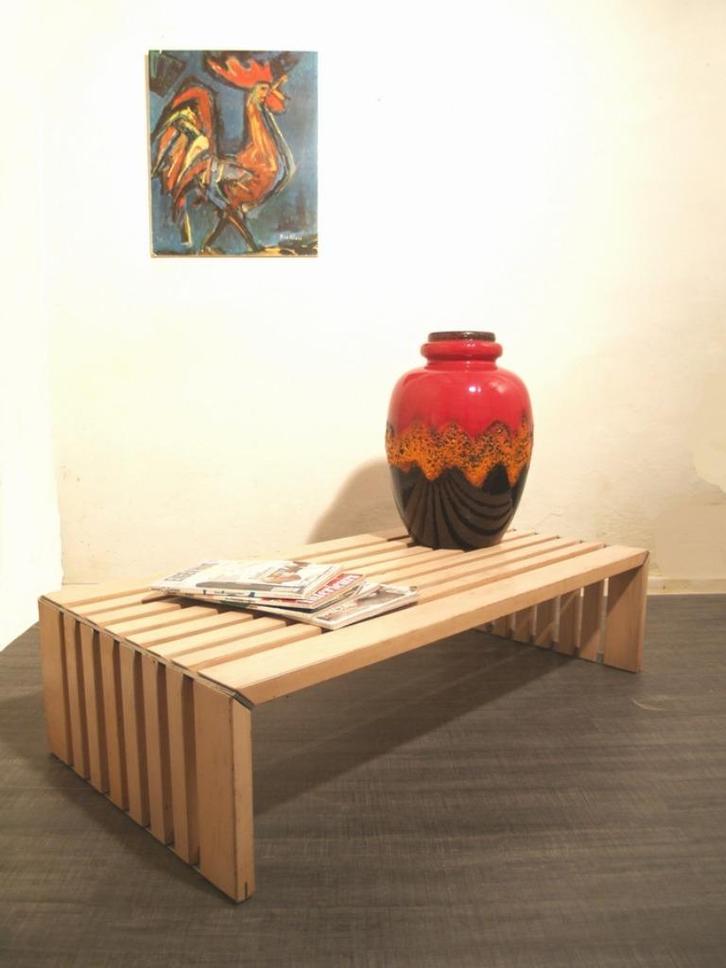 Walter Antonis jaren 70 lattenbank voor Arspect / Spectrum, Antiek en Kunst, Antiek | Meubels | Stoelen en Banken, Ophalen