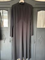 Mat zwarte lange jurk maat 46/48, Kleding | Dames, Grote Maten, Ophalen of Verzenden, Zo goed als nieuw, Zwart, Jurk