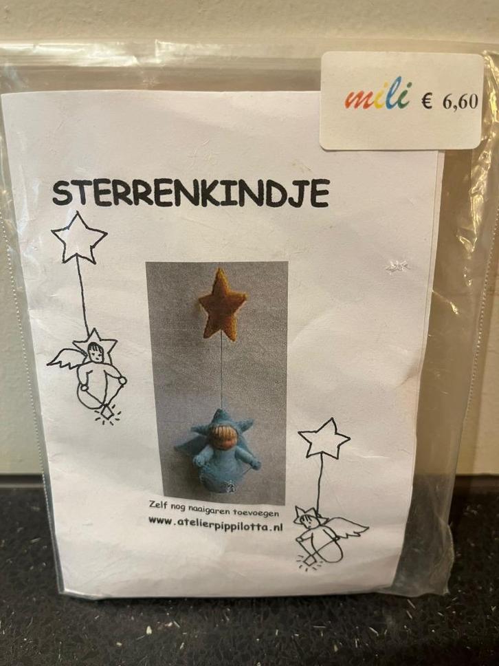 Zelfmaakpakket sterrenkindje blauw atelier Pippilotta, Hobby en Vrije tijd, Knutselen, Nieuw, Materiaal, Verzenden