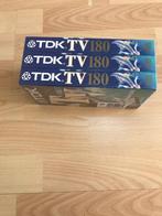 VHS TDK videobanden3 stuk in een pak, Alle leeftijden, Ophalen, Nieuw in verpakking
