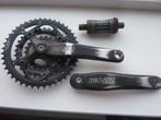 SRAM Truvativ FiveD Crankstel met trapas en trappers, Fietsen en Brommers, Fietsonderdelen, Crankstel of Pedalen, Gebruikt, SRAM
