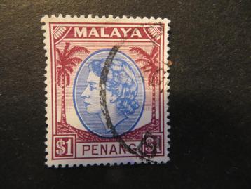 A11597: Penang QEII 1 $ beschikbaar voor biedingen