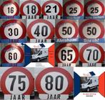 Jubileum bord 16 18 21 25 30 40 50 60 65 70 75 80jaar Bensan, Ophalen, Zo goed als nieuw, Overige