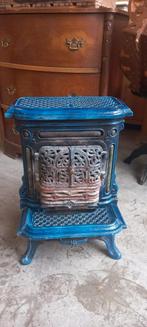Prachtige metalen (hout) kachel, Huis en Inrichting, Kachels, Ophalen, Gebruikt, Hout, Houtkachel