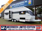 Hobby Prestige 620 CL 5379,= KORTING AIRCO & MOVER &, Caravans en Kamperen, Schokbreker, Rondzit, Hobby, Tot en met 4