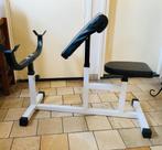 Aangeboden een biceps(curl)bankje, Sport en Fitness, Ophalen, Zo goed als nieuw, Armen, Fitnessbank