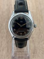 Vintage herenhorloge WW2, Ophalen of Verzenden, Zo goed als nieuw, Zwart, Android