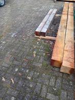 2 Douglas balken 20 cm dik en 4 meter lang., Tuin en Terras, Ophalen, Zo goed als nieuw, 250 cm of meer, Balken