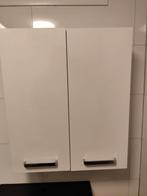 Badkamer hangkast met deuren 60breed 70hoog, Ophalen, Minder dan 50 cm, Zo goed als nieuw, Minder dan 100 cm