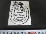 sticker Someren Manege DE VLERK alles voor ruiter en paard, Ophalen, Zo goed als nieuw, Bedrijf of Vereniging