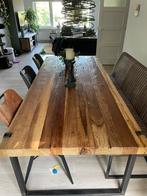 Eettafel 220x95, Ophalen, Gebruikt, 50 tot 100 cm, Vijf personen of meer