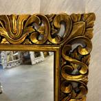 Barok Spiegel – houten lijst Goud - 80 x 60 cm- TTM Wonen, 50 tot 100 cm, Minder dan 100 cm, Rechthoekig, Ophalen of Verzenden