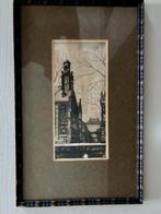 Jan Sirks, ets Universiteit van Leiden, Antiek en Kunst, Kunst | Etsen en Gravures, Ophalen