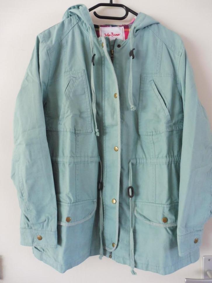 Groene damesjas (herfst/winter) maat 48, Kleding | Dames, Jassen | Winter, Zo goed als nieuw, Maat 46/48 (XL) of groter, Groen