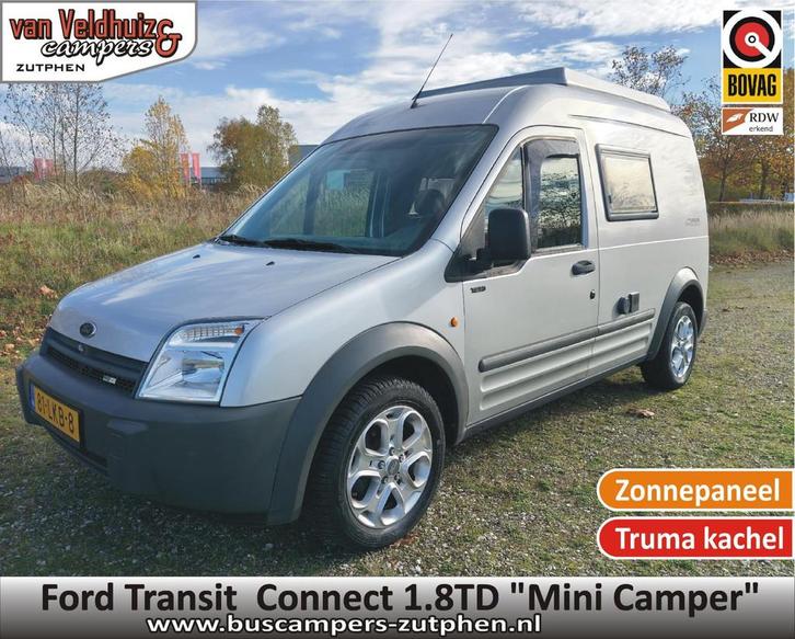 Ford Transit Connect "Mini Camper" L2H2 - 1.8 TD, Caravans en Kamperen, Campers, Bedrijf, tot en met 2, Buscamper of Camperbus