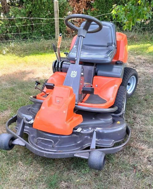 Husqvarna rider 16 zitmaaier, Tuin en Terras, Zitmaaiers, Gebruikt, 90 tot 120 cm, Elektrische starter, Mulchfunctie, Ophalen