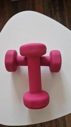 Roze Dumbbells - Perfect voor Thuis Fitness!, Sport en Fitness, Fitnessmaterialen, Ophalen of Verzenden, Gebruikt, Rug, Dumbbell