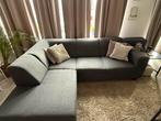 Donkergrijze Hoekbank - direct ophalen, Ophalen, Gebruikt, Hoekbank, 75 tot 100 cm
