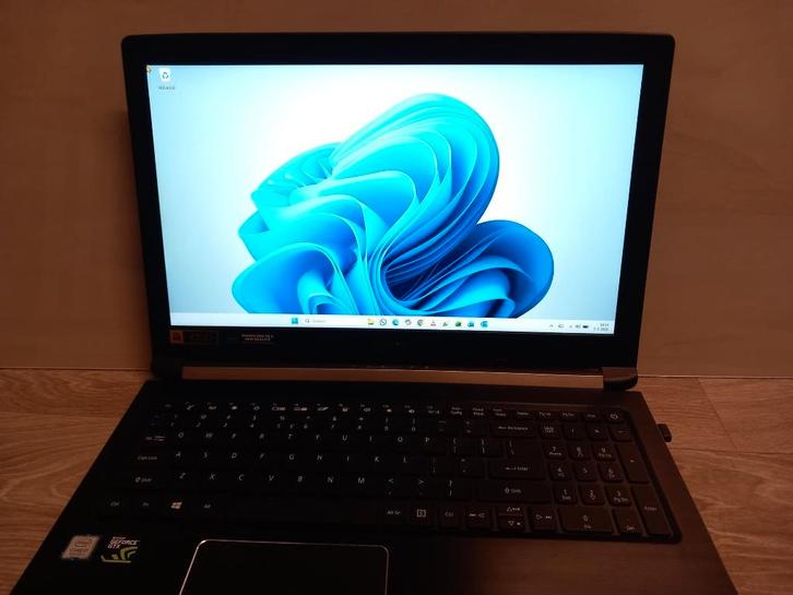 acer i7 W11Pro laptop Aspire 7 A715, Computers en Software, Windows Laptops, Gebruikt, 15 inch, SSD, 2 tot 3 Ghz, 32 GB, Qwerty